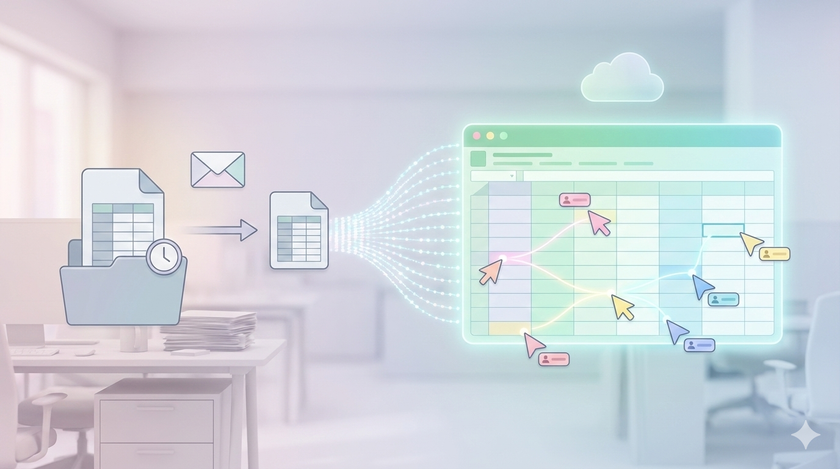 Working on the Same Sheet at the Same Time