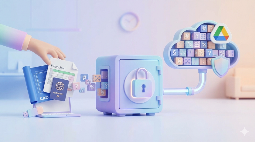 How to Store Sensitive Files in the Cloud With Your Own Lock